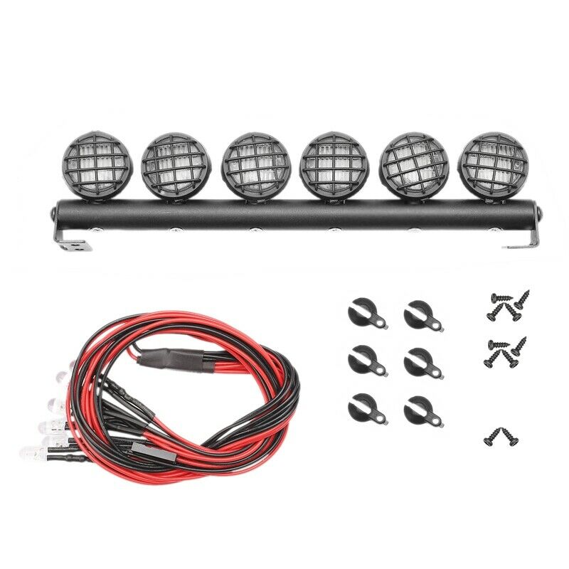 RC LED Light Bar Kit for 1/10 Scale Rock Crawler Truck Traxxas Trx-4 TRX4 A L3U9