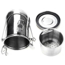 Stainless Steel Paint Brush Washable Portable Color Container With Leak-Pro