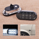 2 White LED Light Side Fender Marker Turn Signal fit for VW Passat B5 Jetta Golf