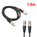 3 Pin XLR Microphone Cable Male To Female Balanced Patch Lead Mic
