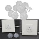 10PCS Safe Outlet Plug Protective Covers for Baby Proof Electric Shock 3 Pin