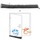 Door Noise Blocker Weather Stripping Doors Draft Stopper Sound Proof Bottom W4X2