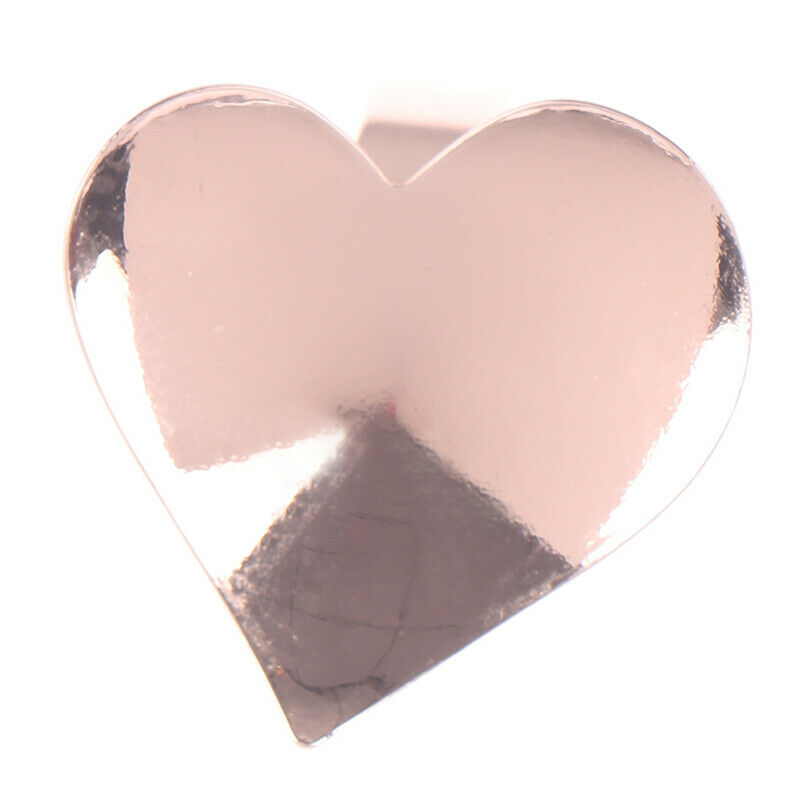 1X Metel Heart Pallet Holder Adhesive Glue Ring Eyelash Extension Tattoo Pigme3C