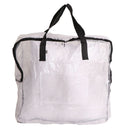 Reusable Zipped Large Strong Shopping Home Storage Bag Woven Plastic Ba%!