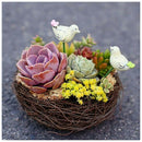 Handmade Vine Twig Bird Nest Home Nature Craft Holiday for Photo Garden Dec