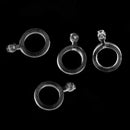 100pcs/10set 7mm Carp Fishing Hair Rigs Bait Bands for Pellet Bander Worm