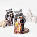 10pcs Cute Animal Candy Bag Greeting Card Biscuit Gift Bag Baby Shower Birt