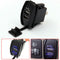 5V 3.1A Motorcycle Car Dual USB Power Charger Port Socket Plug LED Lig EJC