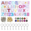 73pcs alphabet glue set For DIY Jewelry Making Findings Supplies AccessorieSEAU
