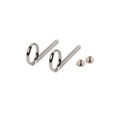 2Pcs Trumpet Slide Finger Ring Screws for Professional Trumpet Cornet Repla