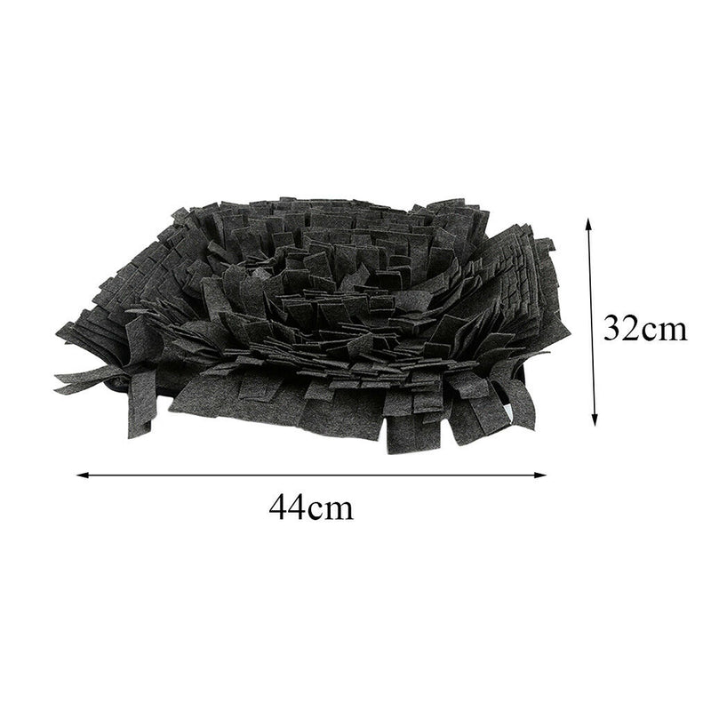 Dog Snuffle Mat Bed Blanket Training Mats Pet Activity Chewing Toys, Grey