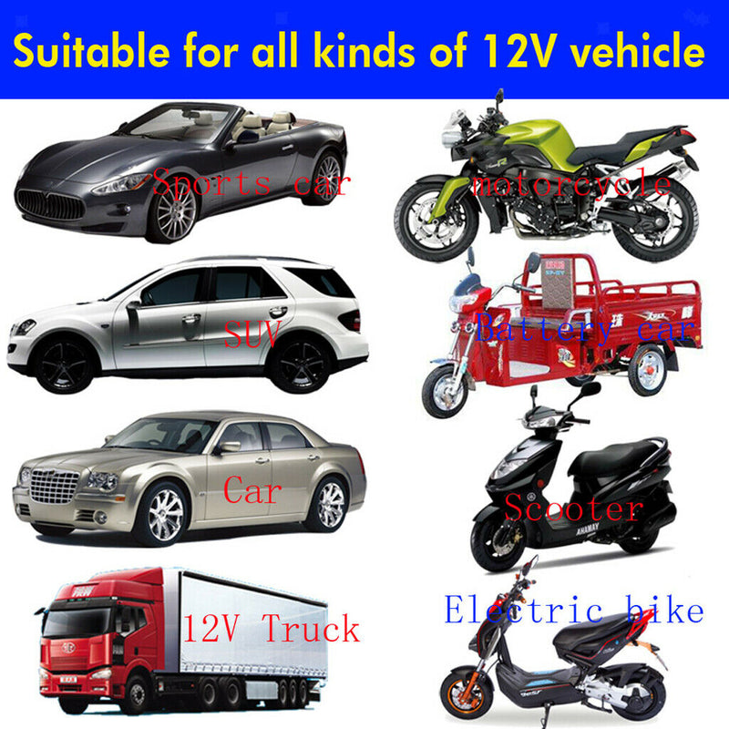 Car Alarm System Remote Door Starter Keyless Entry Lock W/ 2 Remote Control