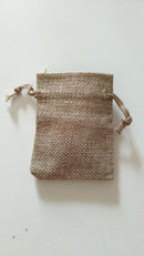 30Pcs Mini Linen Jute Drawstring Gift Bags Pouch Wedding Party Favor Sacks Bag