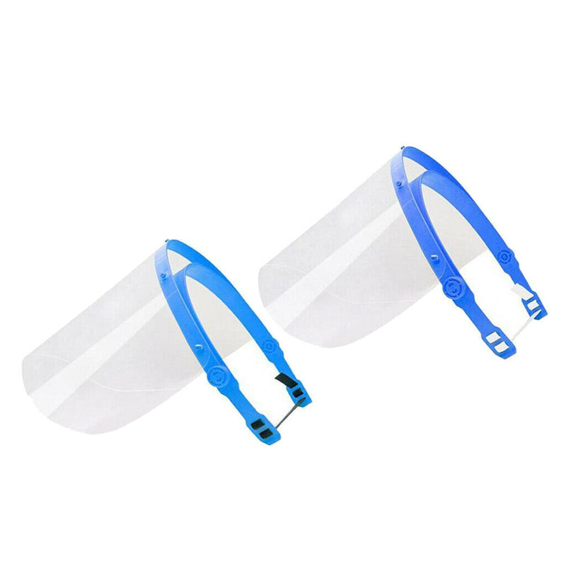 2x Safety Full Face Shield Cover Barbecue BBQ Visor Cap Protector Washable