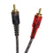 1pc 27cm 1 RCA Female to 2 RCA Male Splitter Cable for Car Audio System