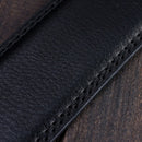 Men's Black PU Leather Replacement Belt Dress Belt without Buckle 35mm