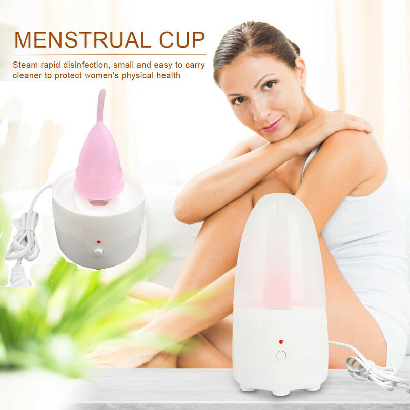 Portable Menstrual Cup Sterilizer UV Light Ultraviolet Hygiene Disinfection