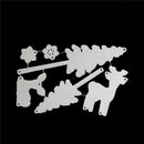 Lovely Deer and PineTree Cutting Dies Embossing Stencil Scrapbook Album Craft JR
