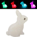 Sleeping LED Night Light Table Lamp Cute Rabbit Kids Decor Gift Room Birthd X5O8