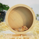 Hamster Wheel Small Pet Running Wheel Wood Jogging Hamster Mouse Running Ex D1B1