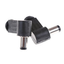 2Pc 2.5x5.5mm Right Angle 90Â° Male Plug Jack DC Tip Socket Connector Adapter ME