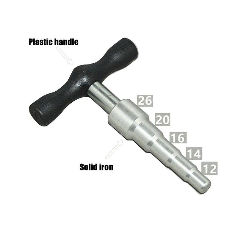 Small Metal Trimming T Type Manual Round Tool Pipe Expander Rounder Iron Plastic