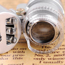 60x Pocket Microscope Mini Loupe Handheld LED Jeweler Magnifier Light Fashion
