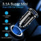 Mini Dual USB Car Charger Auto Vehicle 3.1A Fast Charging Adapter Kits Pre I4N0