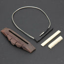 1 Set Of Ukulele Accessories Made Of Rosewood \u0026 ABS - Ukulele Bridge +