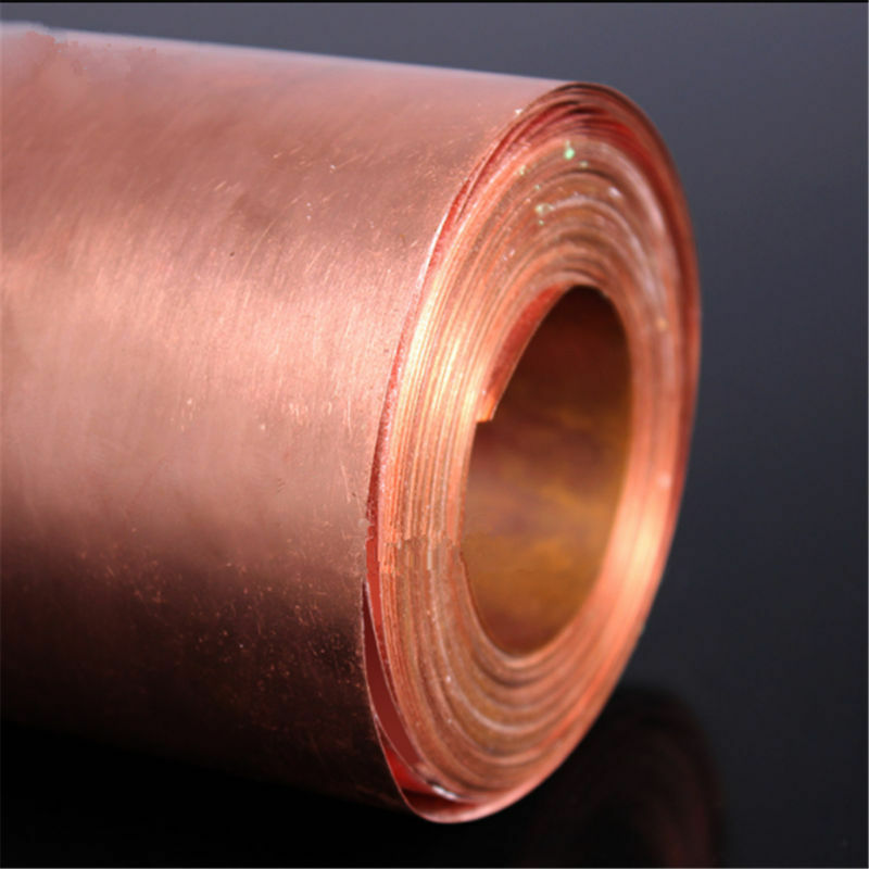 200x100x0.1mm 99.9% Pure Copper Cu Metal Sheet Foil For Handicraft Aerospace