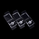 10 Set Empty Eyeshadow Palette Grade Plastic Pans DIY With 15mm Aluminium Cas Kw