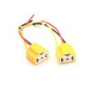 2Pcs Car Auto Truck Female Ceramic Headlight Extension Connector Plug Socke Gw