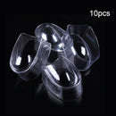 10pcs Pro Nail Dipping Perfect French Tray Dip Jar Moulding Mold Contai- OZ
