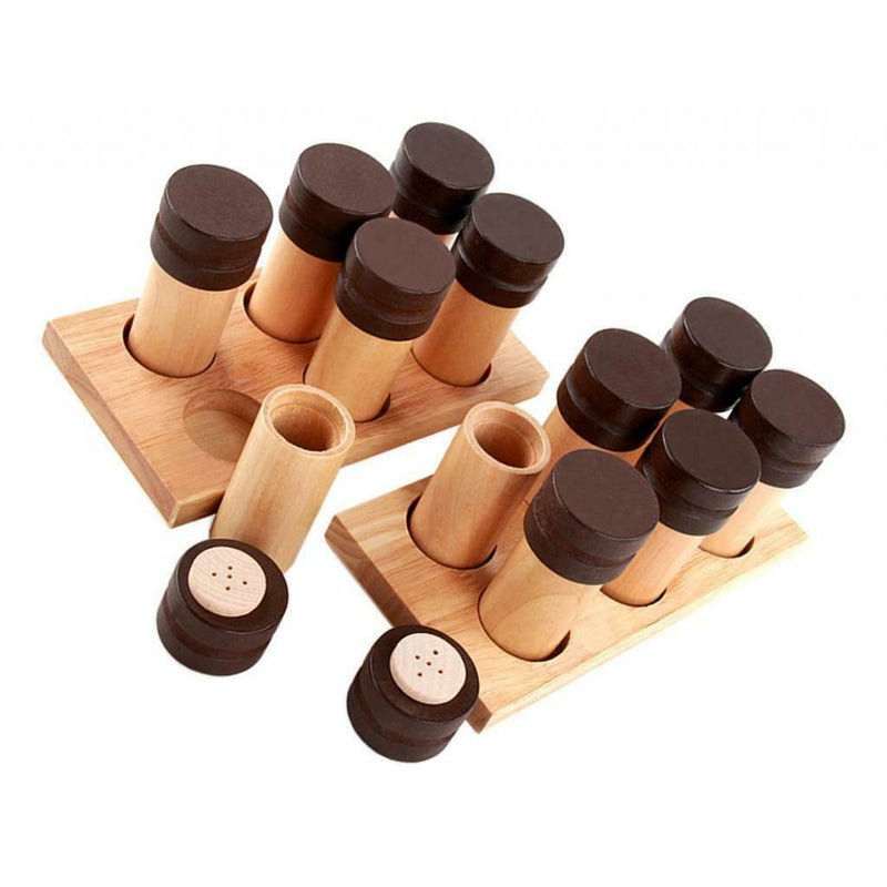 Wooden Montessori Sensorial Material - 12pcs Smelling Cylinders Box Set, Sensory