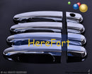 Triple Chrome Car vehicle Door Handle Covers Trim Cap  fit for KIA 2009 2005+ Ne