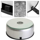 LED Colorful Light Base Round Rotating Crystal Light Display Electric Stand J1Q6