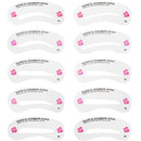 24Pcs/set Eyebrow Stencil Grooming Eyebrows Makeup DIY Kit Design Guide COS