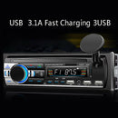 Car Multimedia Car Stereo Single Din BT Audio and Calling Built-In Micropho