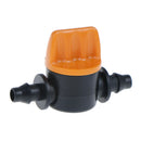 10Pcs Mini Valve with 4/7mm Hose Irrigation Barbed Water Flow Control Valve~