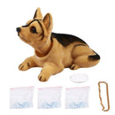 Black Brown Bobbing Nodding Shepherd Dog for Car Auto G1S3