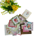 32pcs photo love flowers frames cardstock die cut for scrapbooking/photo LJ