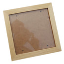 Square Thick Pine Wood Photo Frame Wall Picture Frame (Wood Color,6 Inch) G6B3