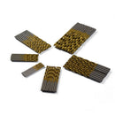 60* Titanium Drill Bit 1/1.5/2/2.5/3/3.5mm Twist Coated HSS Wood Hex Shank Tool