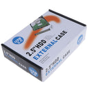 Transparent USB 3.0 External Hard Drive Enclosure Case for 2.5Inch SATA HDD SSD&