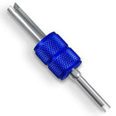 Easy Install, Heavy Duty, Straight Metal Dual Wheel Valve Stem Extensions f