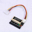 Dual compact flash cf I/II to 3.5 IDE hdd adapter 3 led FT
