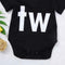 Baby Boys Girls Rompers Short Sleeve Print Jumpsuits (TW Print 6-9M) A