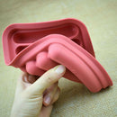 DIY Sausage Making Mold Silicone Burger Hot Dog Maker Mould Patty Maker Red