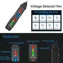 Dual Modes Non Contact Voltage Tester Pen 12V 1000V AC With Flashlight Socket