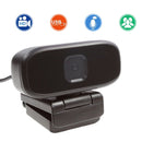 USB 2.0 Webcam 1080P HD with Built-in Microphone 90 Degrees Rotatable for PC